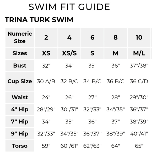 Trina Turk one-piece navy & white high leg maillot swimsuit Bali Blossoms size 4 - Picture 11 of 11